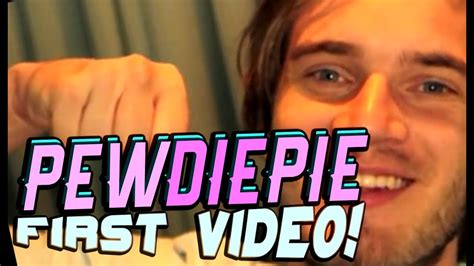 pewdiepie cry|pewdiepie's first video.